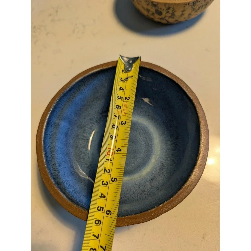 5 Vintage Mineral Spring Studios KB Smith Art Pottery Bowls Signed Vernon AZ USA